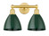 Edison Two Light Bath Vanity in Satin Gold (405|616-2W-SG-MBD-75-GR)