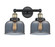 Edison Two Light Bath Vanity in Black Antique Brass (405|616-2W-BAB-G73)