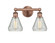 Edison Two Light Bath Vanity in Antique Copper (405|616-2W-AC-G275)