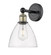 Edison One Light Wall Sconce in Black Antique Brass (405|616-1W-BAB-GBD-752)