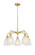Ballston Five Light Chandelier in Satin Gold (405|516-5CR-SG-G441)