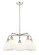 Ballston Five Light Chandelier in Polished Nickel (405|516-5CR-PN-GBD-751)