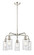 Ballston Five Light Chandelier in Polished Nickel (405|516-5CR-PN-G804)
