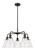 Ballston Five Light Chandelier in Oil Rubbed Bronze (405|516-5CR-OB-GBC-84)