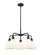 Ballston Five Light Chandelier in Matte Black (405|516-5CR-BK-GBD-751)