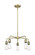 Ballston Five Light Chandelier in Antique Brass (405|516-5CR-AB)