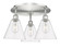 Ballston Three Light Flush Mount in Satin Nickel (405|516-3C-SN-GBC-82)