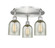 Ballston Three Light Flush Mount in Satin Nickel (405|516-3C-SN-G259)