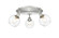 Ballston Three Light Semi-Flush Mount in Satin Nickel (405|516-3C-SN-G122-6)