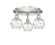 Ballston Three Light Flush Mount in Satin Nickel (405|516-3C-SN-G1213-6)