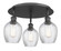Ballston Three Light Semi-Flush Mount in Matte Black (405|516-3C-BK-G292)