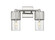 Downtown Urban Two Light Bath Vanity in Satin Nickel (405|428-2W-SN-G428-7CL)
