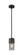 Downtown Urban LED Pendant in Matte Black (405|428-1S-BK-G428-7SM)