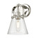 Downtown Urban LED Wall Sconce in Polished Nickel (405|423-1W-PN-G411-6SDY)