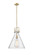 Downtown Urban One Light Pendant in Brushed Brass (405|411-1SL-BB-G411-16SDY)