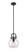 Downtown Urban One Light Pendant in Matte Black (405|410-1SS-BK-G410-8SDY)