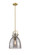 Downtown Urban One Light Pendant in Brushed Brass (405|410-1SM-BB-G412-10SM)