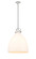 Downtown Urban One Light Pendant in Polished Nickel (405|410-1SL-PN-G412-18WH)