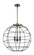 Essex Three Light Pendant in Black Antique Brass (405|221-3S-BAB-CE-22-BK)