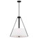 Brewster Three Light Pendant in Black (72|60-7696)