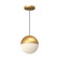 Monae LED Pendant in Brushed Gold (347|PD11708-BG)