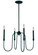 Jasper Four Light Chandelier in Matte Black (8|L1134 MBLACK)