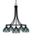 Paramount Five Light Chandelier in Matte Black (200|3415-MB-9925)