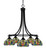 Paramount Five Light Chandelier in Matte Black (200|3415-MB-9905)