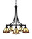 Paramount Five Light Chandelier in Matte Black (200|3415-MB-9345)