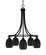 Paramount Five Light Chandelier in Matte Black (200|3415-MB-4029)