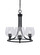 Paramount Three Light Chandelier in Matte Black (200|3403-MB-4810)
