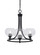 Paramount Three Light Chandelier in Matte Black (200|3403-MB-202)