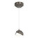 Brooklyn One Light Pendant in Dark Smoke (39|161183-SKT-STND-07-02-GG0711)