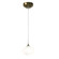 Ume One Light Pendant in White (39|161182-SKT-STND-02-FD0710)