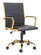 Profile Office Chair in Black, Gold (339|109001)