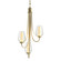 Flora Three Light Chandelier in White (39|103033-SKT-02-GG0303)