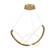 Solo LED Pendant in Aged Brass (34|PD-19324-AB)