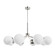 Hepburn Eight Light Chandelier in Brushed Nickel (47|19869)