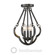 Saxon Three Light Convertible Semi-Flush in Aged Bronze (62|5926-SF ABZ)