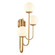 Caroline Three Light Wall Sconce in Brushed Gold (45|89673/3)