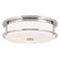 Brit Four Light Flush Mount in Polished Nickel (12|52597PN)