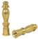 Lamp Finials Two Lamp Finials in Solid Brass (88|7013000)