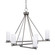 Trinity Six Light Chandelier in Graphite (200|2806-GP-801B)
