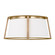 Cortes Two Light Flush Mount in Satin Brass (454|DJF1002SB)