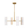 Capalino Eight Light Chandelier in Satin Brass (454|DJC1058SB)