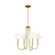 Porteau Five Light Chandelier in Satin Brass (454|DJC1024SB)