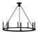 Martin Eight Light Chandelier in Matte Black (185|6526-MB-NG)