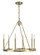 Martin Six Light Chandelier in Bronze, Matte Opal (185|6525-AG-NG)