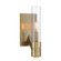 Rohe One Light Wall Sconce in Oxidized Brass (185|6511-AN-CL)