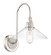 Charis One Light Wall Sconce in Polished Nickel with Brushed Nickel (185|6231-PNBN-CL)